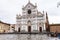 Tourists on Piazza di Santa Croce in rain