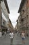 Tourists on the Pisa narrow streets