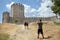 Tourists in Platamonas Castle