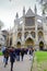 Tourists on queue to enter Westminster Abbey in London