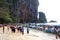 Tourists on Railay Beach, Krabi, Thailand