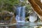 Tourists relax in the warm thermal waters of Pozar i