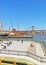 Tourists relaxing on sunbeds in Pier in Manhattan