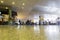 Tourists in Roma Termini subway station