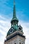 Tourists on Saint Peters Church Clock Tower