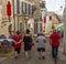 Tourists in Sancerre France