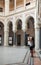 Tourists in Sarajevo City Hall