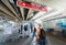 Tourists at security check at Phaya Thai skytrain station in Ban