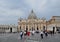 Tourists and security police at Vatican Rome Italy