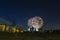 Tourists shades admiring fireworks at a local holiday in Yokohama