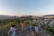 Tourists shooting acropolis and Athens cityscape