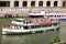 Tourists On Sightseeing Boats Travel Chicago River