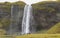 Tourists at Skogafoss