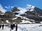 Tourists at Snow Dome Glacier, Canada