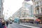 Tourists spending their time in Oxford street, a very famous  shopping street in London