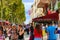 Tourists stroll at Champs-elysees - Paris