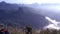 Tourists take photos of the sea of â€‹â€‹mist at Ban Ja Bo Viewpoint, Mae Hong Son Province, Thailand