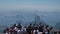 Tourists take selfie photo at the Christ the Redeemer statue