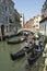 Tourists Taking Gondola Rides Venice Italy