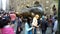 Tourists taking Pictures at Charging Bull Statue Wall Street 4K