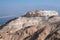 Tourists on the top Mount Sodom.