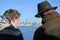 Tourists travel on a ferry in Auckland New Zealand