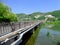 Tourists traveling Longmen Grottoes