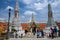 Tourists from various countries visit the Grand Palace