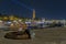 Tourists View of Boat Cruises in Paris at Night With Eiffel Tower