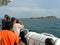 Tourists View Senegal\'s Goree Island From Boat