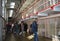 Tourists viewing the cells inside Alcatraz Prison