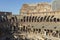 Tourists visit Colosseum ruins in Rome