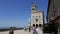 Tourists visit the public palace in the Piazza della LibertÃ 