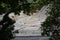 Tourists visiting the archaeological site of Epidaurus, Panoramic view