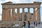 Tourists visiting Parthenon in Acropolis