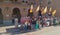 Tourists visiting the Plaza toros Ventas