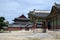 Tourists visiting Seoul Eastern Palace Changdeokgung, a UNESCO