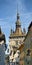 Tourists visiting the Sighisoara clock tower 