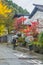 Tourists visiting on street at Kakunodate Samurai District in Akita