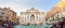 Tourists visiting the Trevi Fountain, most iconic fountains in the world, Rome, Italy.