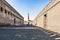 Tourists walking around Ahmed Ibn Tulun, mosque in Cairo, Egypt