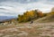 Tourists walking on the Aspen Snowmass Ski Resort on fall