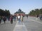 Tourists Walking in Front of the Temple of Heaven in Beijing