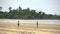 Tourists walking at Mission Beach