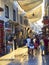 Tourists walking on the streets of Bodrum downtown bazaar. Mugla Province, Turkey