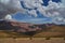 tourists walking towards hornocal, Jujuy, Argentina