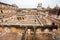 Tourists wander through the maze of ancient stone fortress