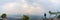 Tourists watch the atmosphere, sky and clouds above the Mekong mountain at Pha Chanadai. Thailand