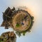 Tourists watching sunrise at Angkor Wat temple, Cambodia