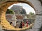 Tourits visit old Byzantine fortress of Corfu town